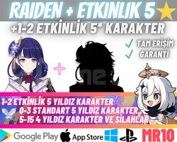 EU|MR10 Raiden +Rastgele Etkinlik 5 Yıldız Starter