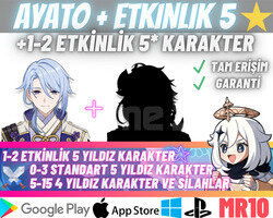 EU|MR10 Ayato + Rastgele Etkinlik 5 Yıldız Starter