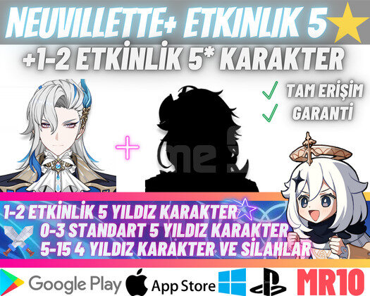 EU|MR10 Neuvi + Rastgele Etkinlik 5 Yıldız Starter