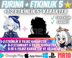EU|MR10 Furina +Rastgele Etkinlik 5 Yıldız Starter