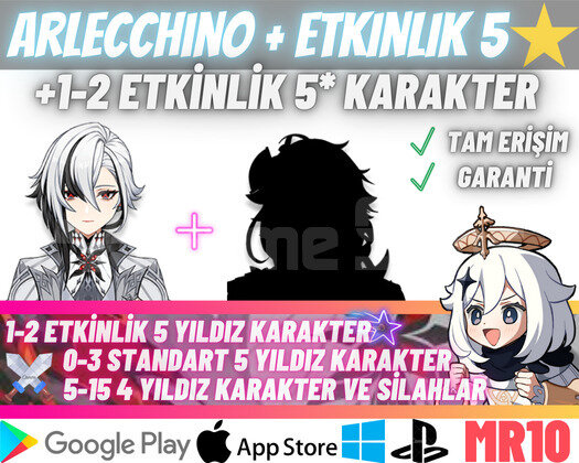 EU|MR10 Arlecchino + Rastgele Etkinlik 5 Yıldız