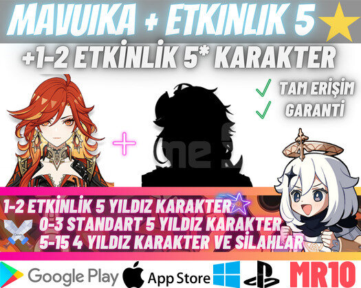 EU|MR10 Mavuika + Rastgele Etkinlik 5 Yıldız