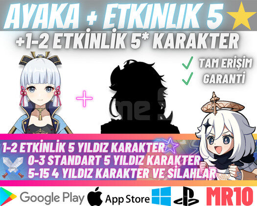 EU|MR10 Ayaka + Rastgele Etkinlik 5 Yıldız