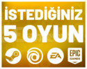 İstediğiniz 5 Oyun +Garanti