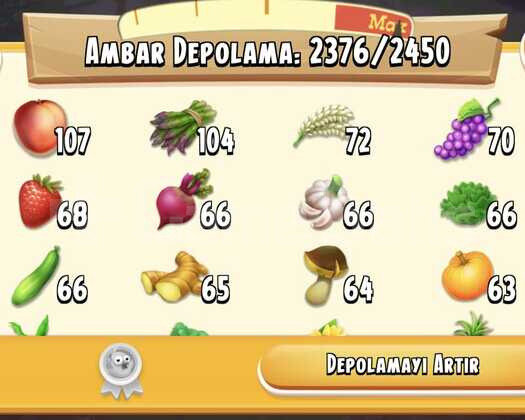 2300 AMBAR 2400 AĞIL 111 SEVİYE KELEPİR