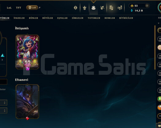 TR 41 LEVEL HANMADE DEMİR 4 MAİLLİ 11 SKİNLİ HESAP