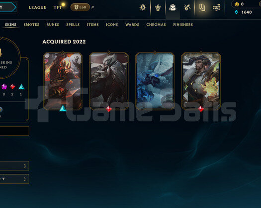 TR Unranked | 4 Kostüm - 30 Hero | LoL Hesap