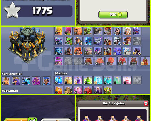 IDSİZ TH 17 COC | 223 LEVEL + İSİM DEĞİŞMELİ