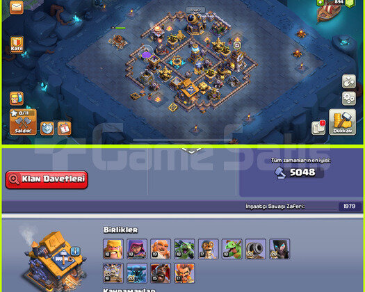 IDSİZ TH 17 COC | 223 LEVEL + İSİM DEĞİŞMELİ
