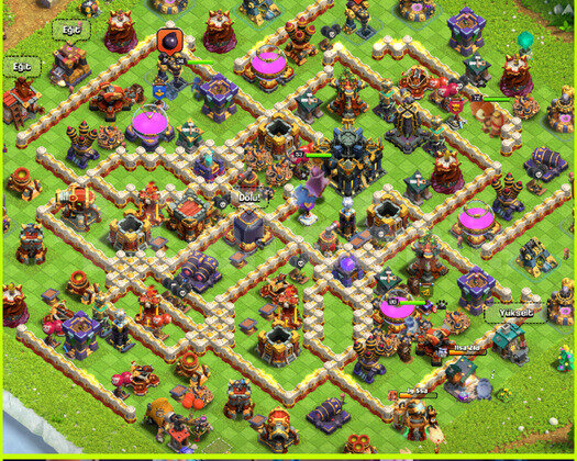 IDSİZ TH 17 COC | 223 LEVEL + İSİM DEĞİŞMELİ