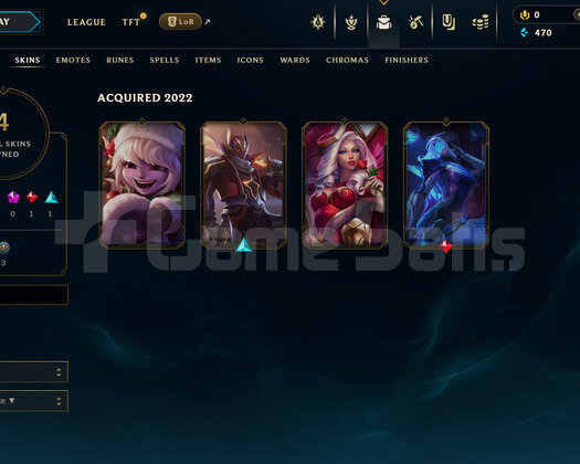 TR Unranked | 4 Kostüm - 23 Hero | LoL Hesap