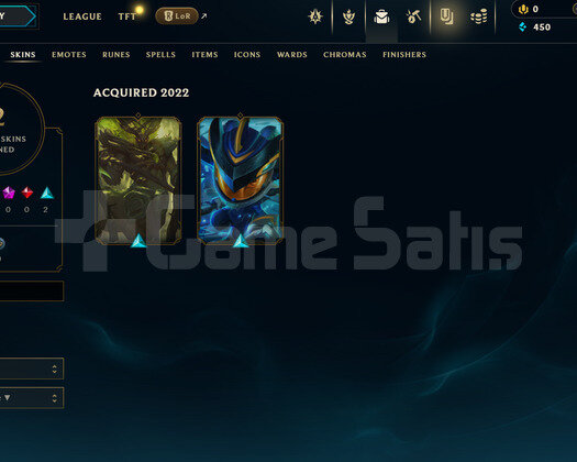 TR Unranked | 2 Kostüm - 27 Hero | LoL Hesap