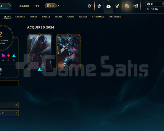 TR Unranked | 2 Kostüm - 26 Hero | LoL Hesap