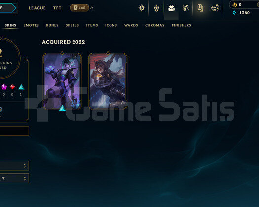 TR Unranked | 2 Kostüm - 27 Hero | LoL Hesap