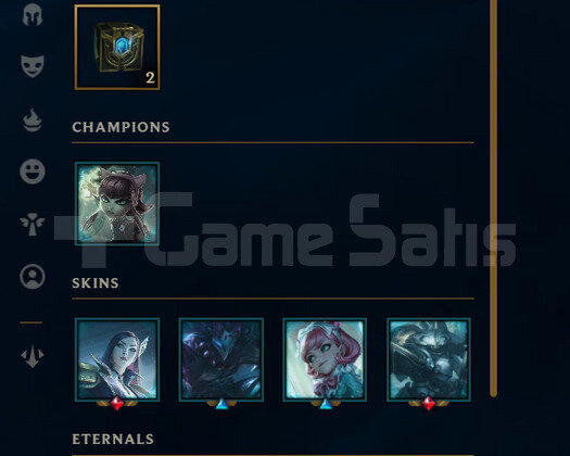EUW Gold 2 | 5 Kostüm - 30K Mö | LoL Hesap