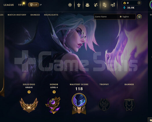 EUW Gold 2 | 5 Kostüm - 30K Mö | LoL Hesap