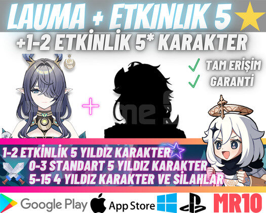 EU | MR10+ Lauma + 5* Etkinlik Karakteri