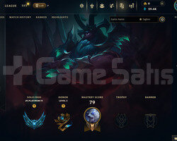 TR Plat 4 | 2 Kostüm - 29K Mö | LoL Hesap