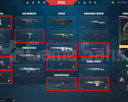 7 VANDALLI//BOL SKİNLİ//MAİNLİK ACC!!