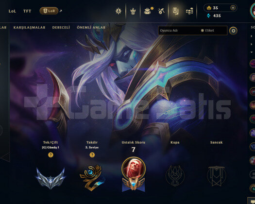 TR 37 LEVEL HANMADE MAİLLİ 5 SKİNLİ FRESH HESAP!!!