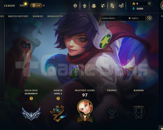 TR Silver 4 | 1 Kostüm - 22 Hero | LoL Hesap