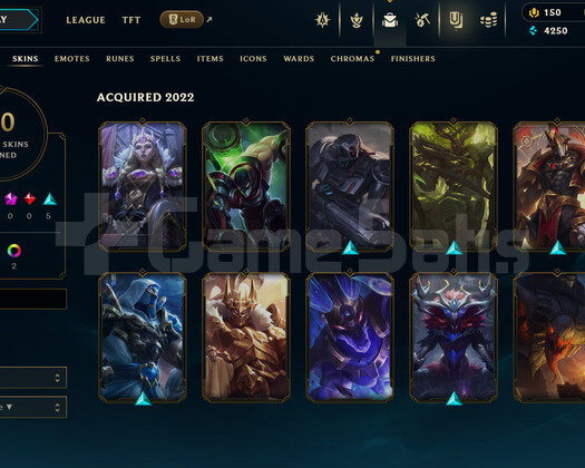 TR Unranked | 10 Kostüm - 27 Hero | LoL Hesap