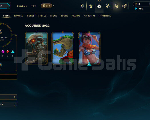 TR Unranked | 3 Kostüm - 27 Hero | LoL Hesap