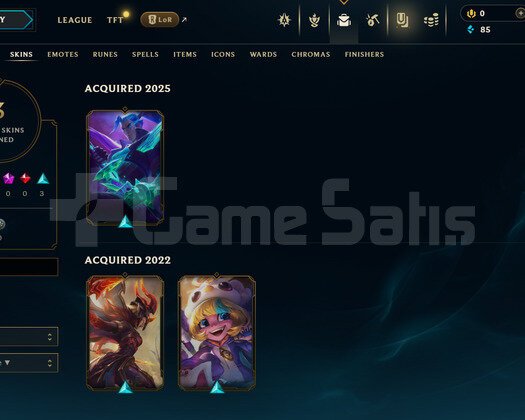 TR Unranked | 3 Kostüm - 27 Hero | LoL Hesap