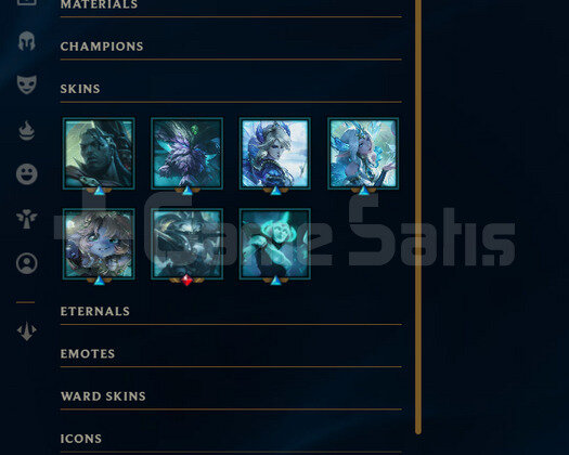EUW Plat 4 | 8 Kostüm - 52 Hero | LoL Hesap
