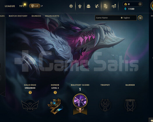 EUW Unranked | 2 Kostüm - 18 Hero | LoL Hesap