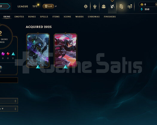 EUW Unranked | 2 Kostüm - 44 Hero | LoL Hesap