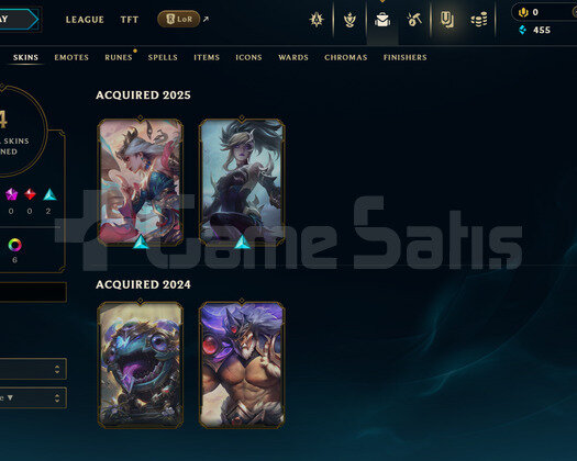 EUW Unranked | 4 Kostüm - 31 Hero | LoL Hesap