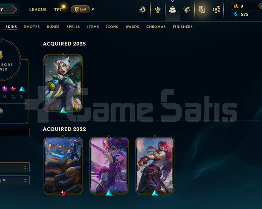 TR Unranked | 4 Kostüm - 28 Hero | LoL Hesap