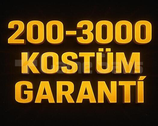 | BOŞ HESAP YOK | DOPDOLU 200-3000 KOSTÜM GARANTİ