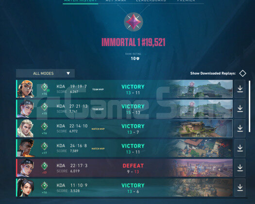 immortal 1 hesap