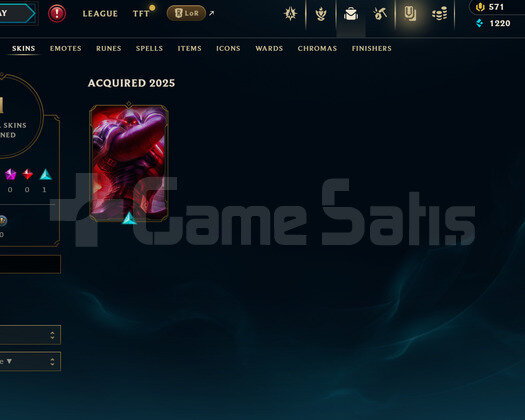 EUW Unranked | 1 Kostüm - 571 Rp | LoL Hesap