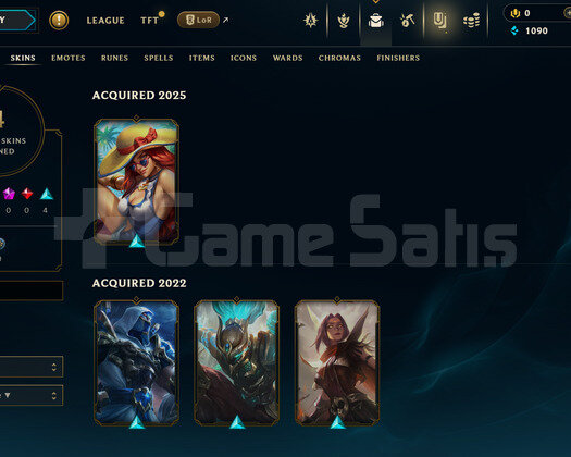 TR Unranked | 4 Kostüm - 23 Hero | LoL Hesap