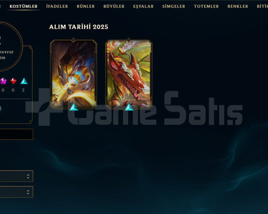 TR Unranked | 2 Kostüm - 25 Hero | LoL