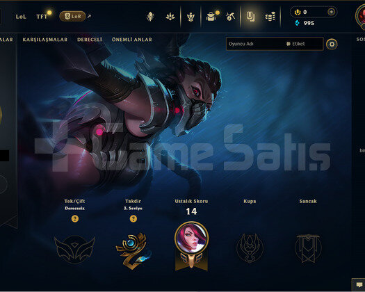 TR Unranked | 2 Kostüm - 24 Hero | LoL