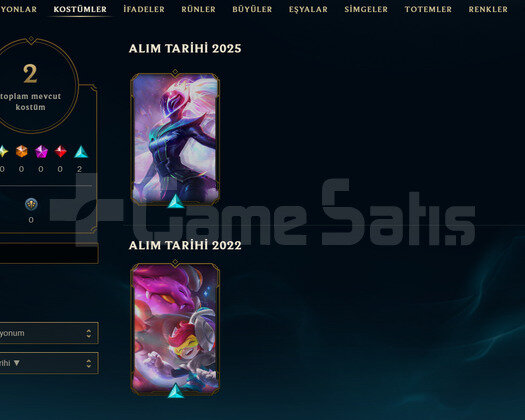 TR Unranked | 2 Kostüm - 25 Hero | LoL