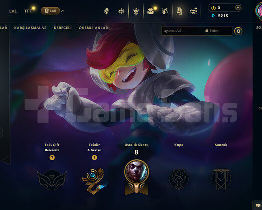 TR Unranked | 2 Kostüm - 25 Hero | LoL