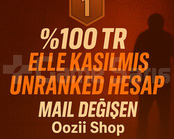 TR + UNRANKED + MAİL DEĞİŞEN +DÜŞÜK MMR !
