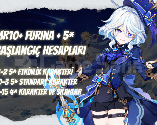 EU | MR10+ Furina + 5* Etkinlik Karakteri