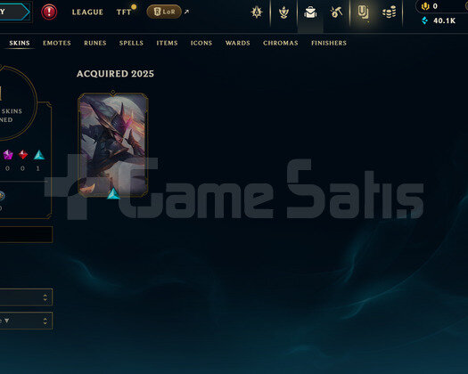 EUW Demir 4 | 1 Kostüm - 40K Mö | LoL Hesap