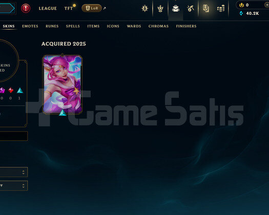 EUW Demir 4 | 1 Kostüm - 40K Mö | LoL Hesap