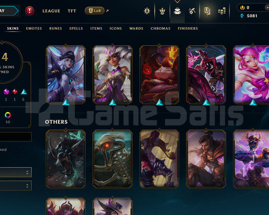EUW Plat 4 | 14 Kostüm - 52 Hero | LoL Hesap