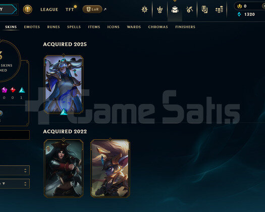 TR Unranked | 3 Kostüm - 24 Hero | LoL Hesap