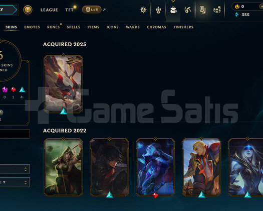 TR Unranked | 6 Kostüm - 26 Hero | LoL Hesap