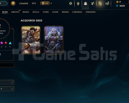 TR Unranked | 2 Kostüm - 29 Hero | LoL Hesap