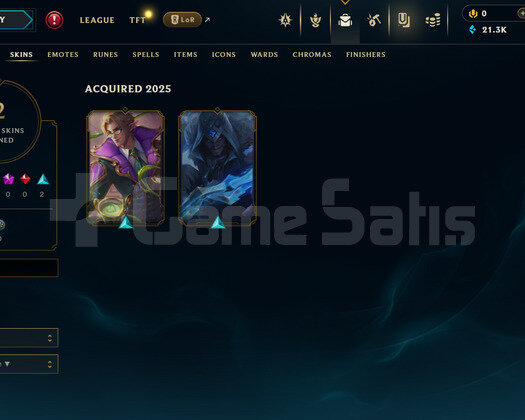 EUW Demir 3 | 2 Kostüm - 21K Mö | LoL Hesap